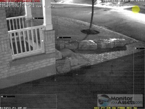Night shot sample without IR emitters.  (click to enlarge)